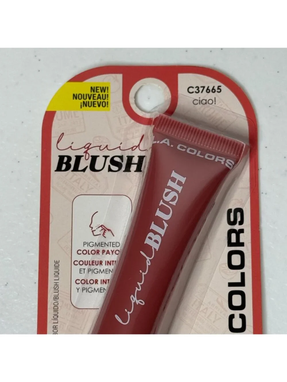 LA Colors Liquid Blush Ciao C37665 0.4 oz Pigmented Makeup New